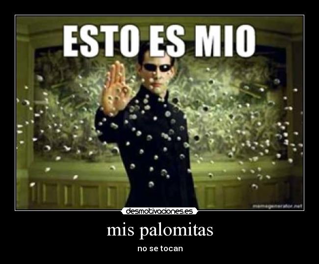 mis palomitas - no se tocan