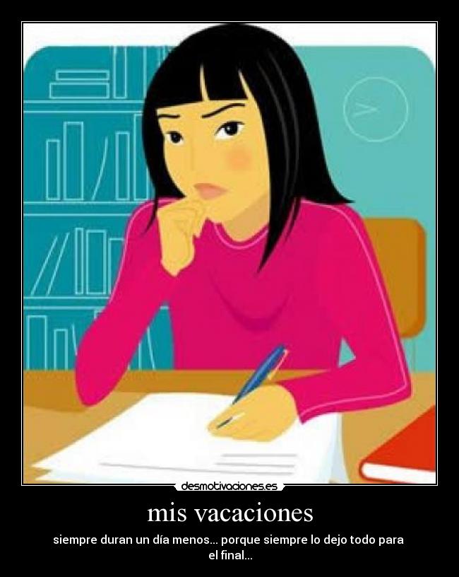 mis vacaciones - 
