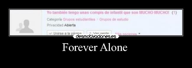 Forever Alone -