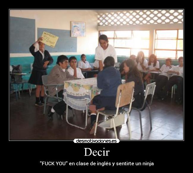 Decir -