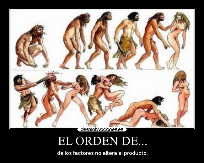 EL ORDEN DE... - 