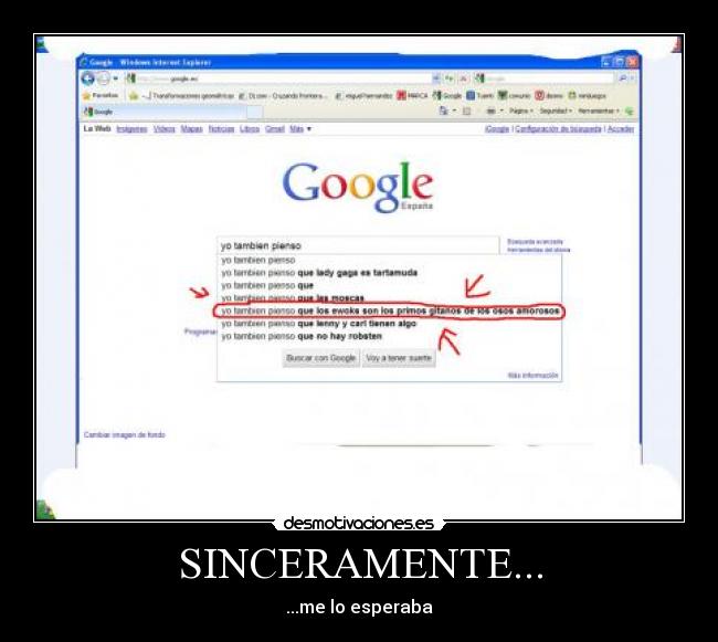 SINCERAMENTE... -