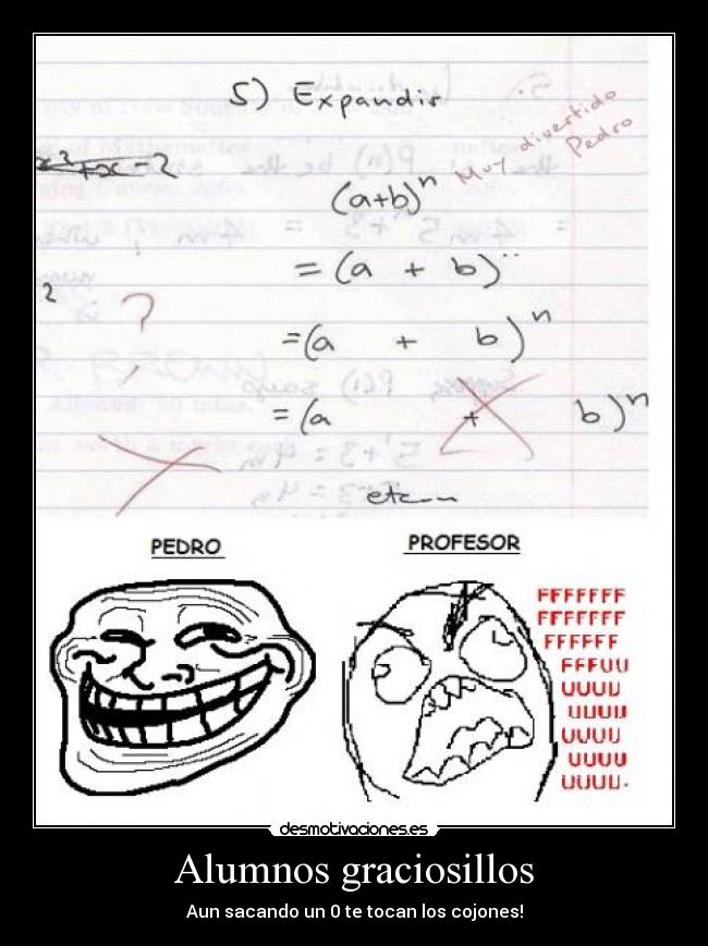 Alumnos graciosillos - 