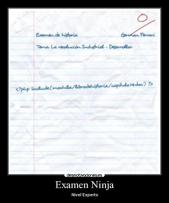 Examen Ninja -