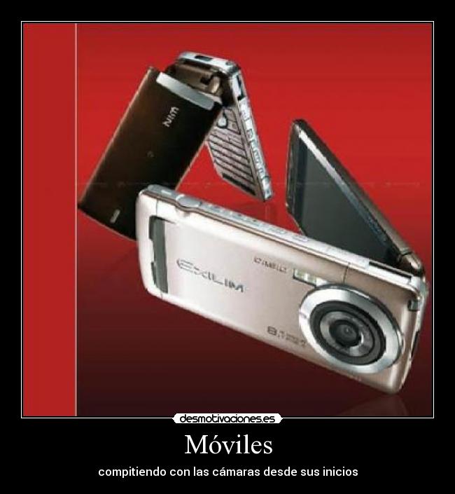 Móviles - compitiendo con las cámaras desde sus inicios