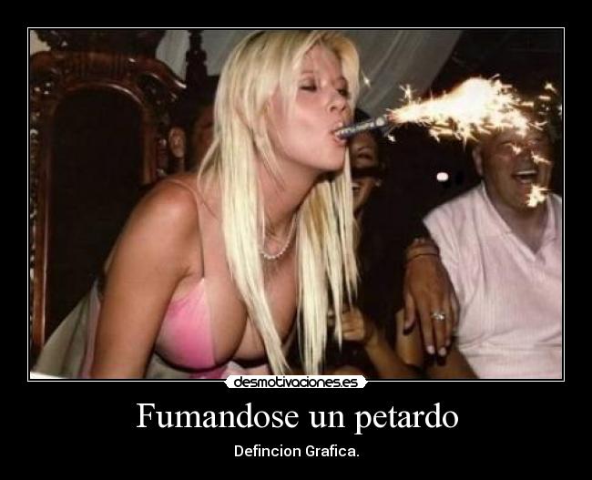 Fumandose un petardo - Defincion Grafica.