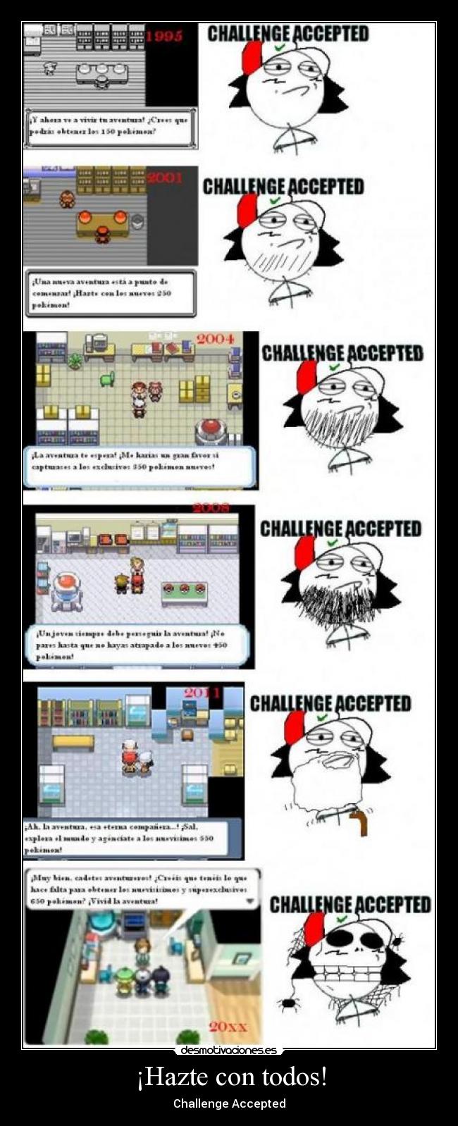 ¡Hazte con todos! - Challenge Accepted