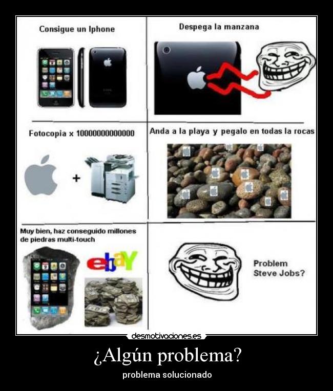 ¿Algún problema? - problema solucionado