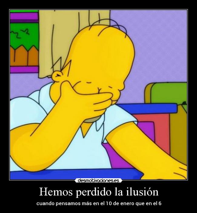 Hemos perdido la ilusión -