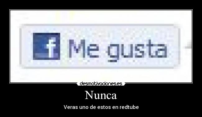 Nunca - Veras uno de estos en redtube