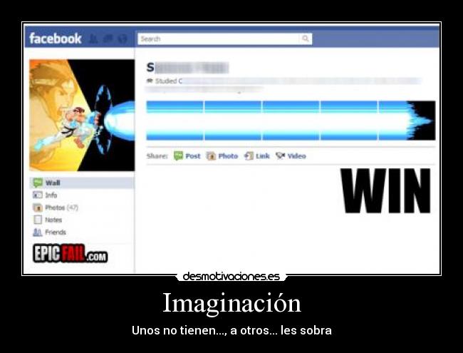 carteles imaginacion street fighter imaginacion sobra falta facebook perfil tuenti fail win desmotivaciones