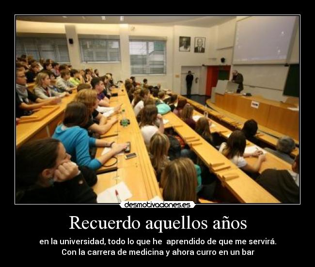 Recuerdo aquellos años -