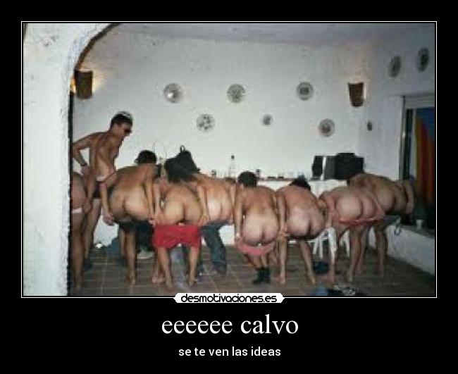 eeeeee calvo - se te ven las ideas