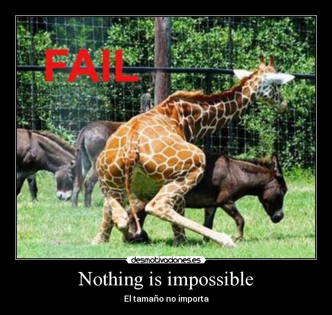 Nothing is impossible - 