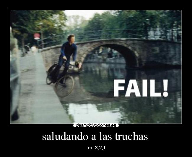 saludando a las truchas -