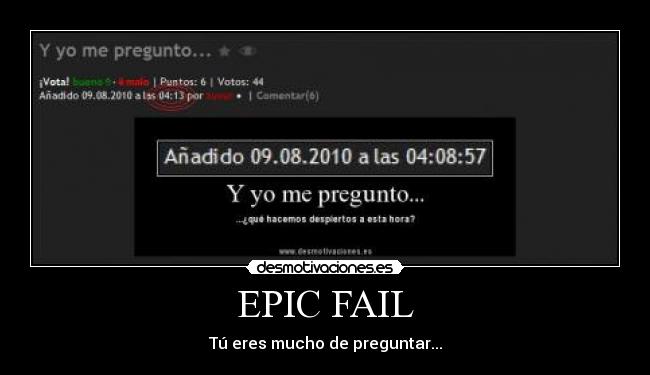 EPIC FAIL -