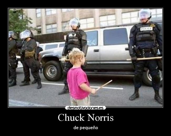 Chuck Norris - de pequeño