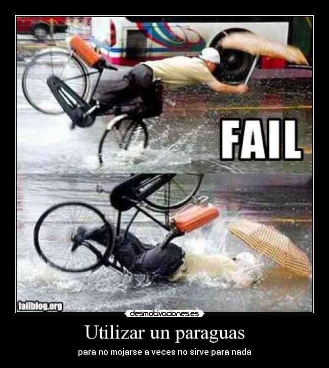 Utilizar un paraguas - 
