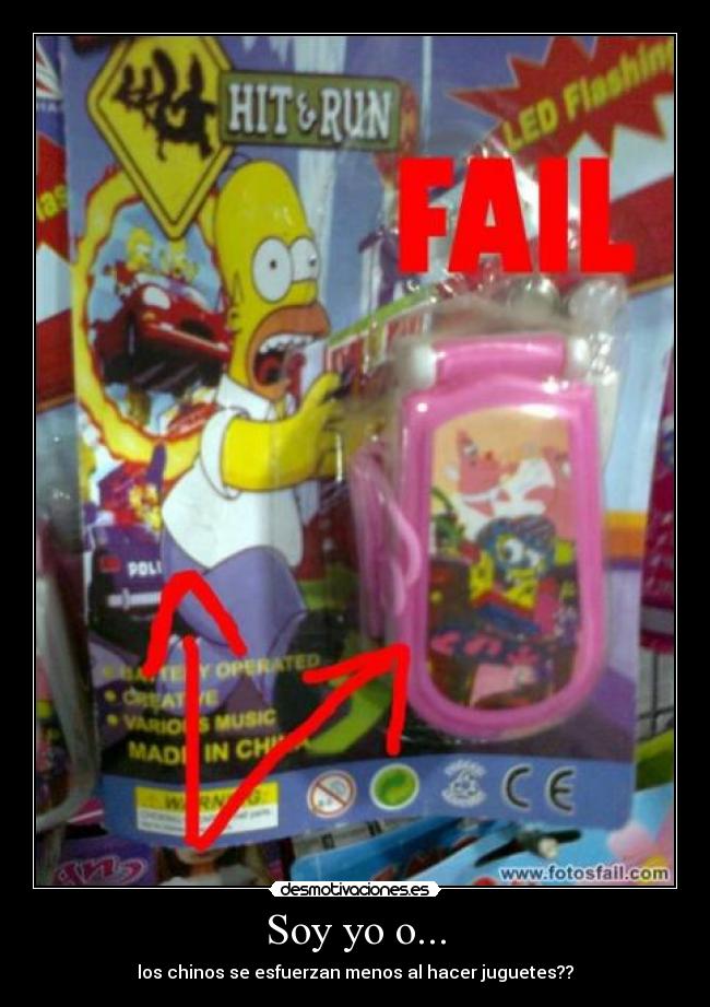 Soy yo o... - los chinos se esfuerzan menos al hacer juguetes??