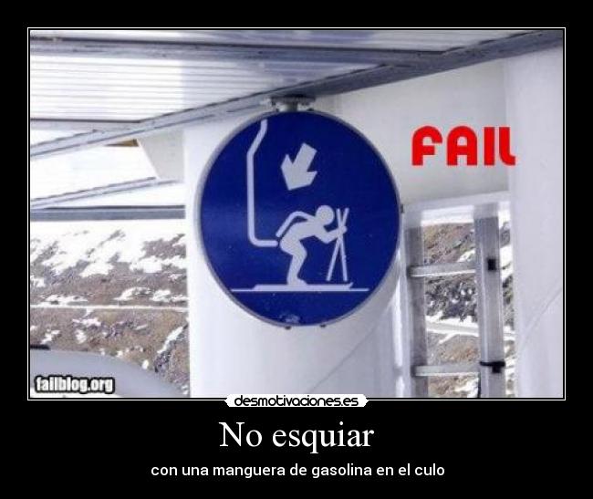 No esquiar - 