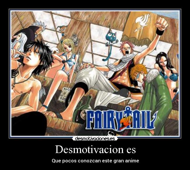 carteles fairy tail desmotivaciones