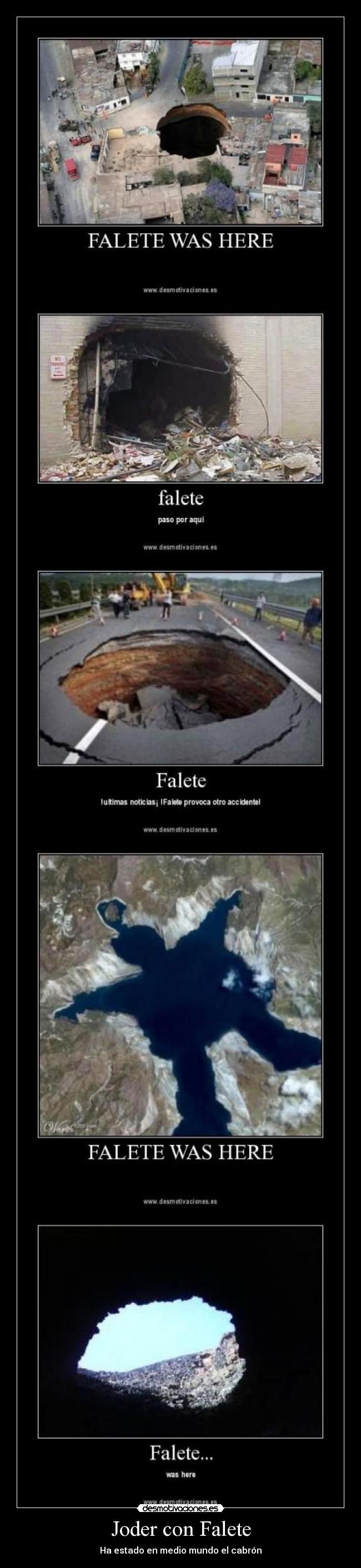 Joder con Falete - Ha estado en medio mundo el cabrón