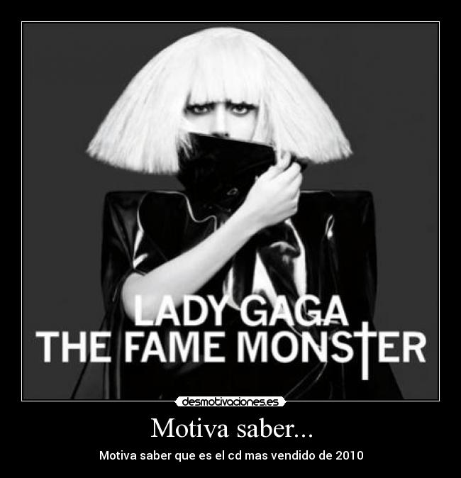 Motiva saber... - Motiva saber que es el cd mas vendido de 2010