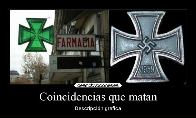 Coincidencias que matan - Descripción grafica