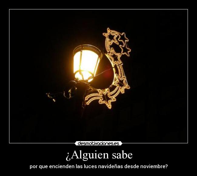 ¿Alguien sabe - 