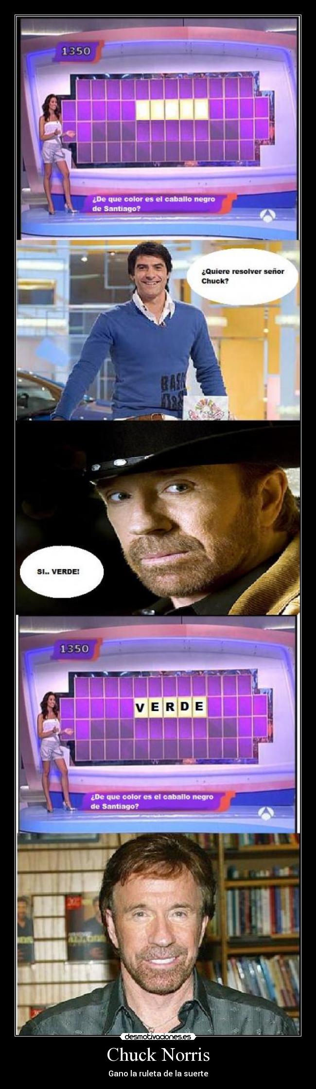 Chuck Norris - Gano la ruleta de la suerte