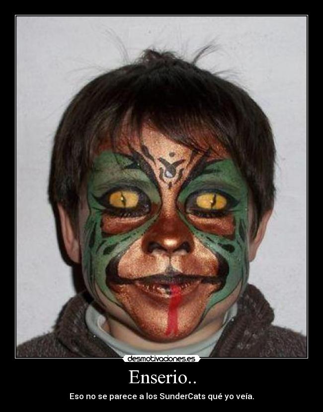 Enserio.. - Eso no se parece a los SunderCats qué yo veía.