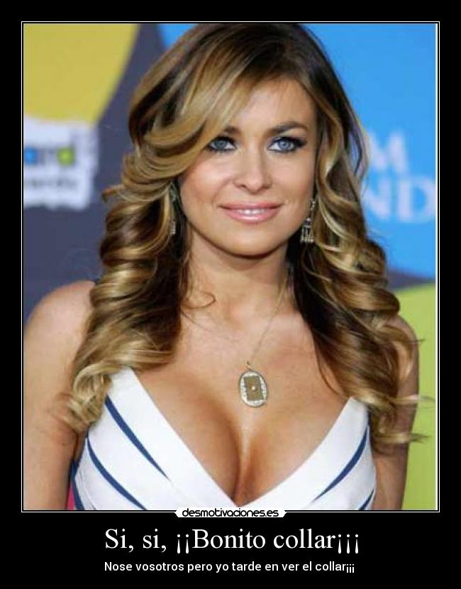 Si, si, ¡¡Bonito collar¡¡¡ - Nose vosotros pero yo tarde en ver el collar¡¡¡