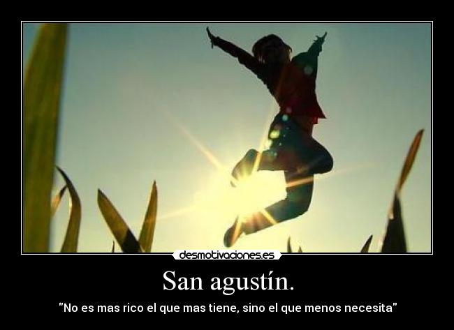 San agustín. -