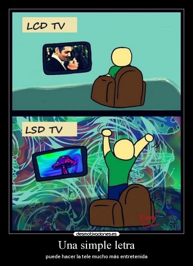 Una simple letra - puede hacer la tele mucho más entretenida