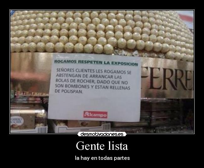 Gente lista -