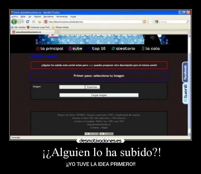 ¡¿Alguien lo ha subido?! - 