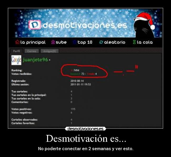 Desmotivación es... - No poderte conectar en 2 semanas y ver esto.