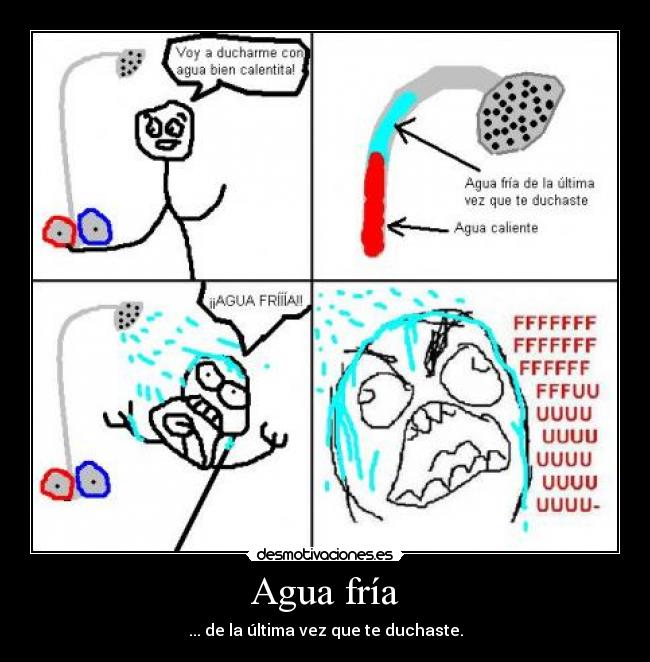 Agua fría -
