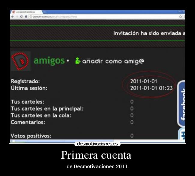Primera cuenta - de Desmotivaciones 2011.