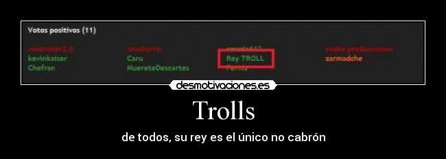 Trolls - de todos, su rey es el único no cabrón