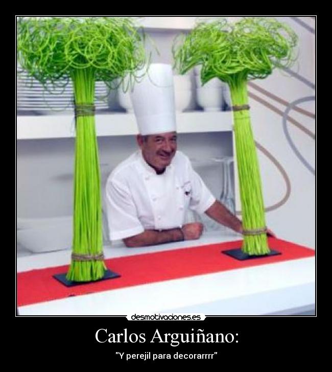 Carlos Arguiñano: -