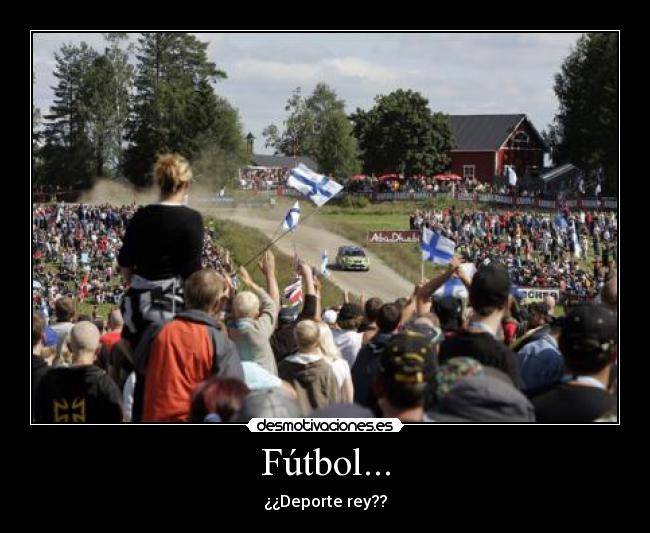 Fútbol... - ¿¿Deporte rey??