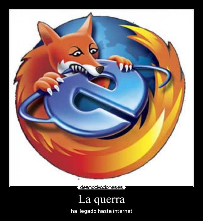 La querra - ha llegado hasta internet