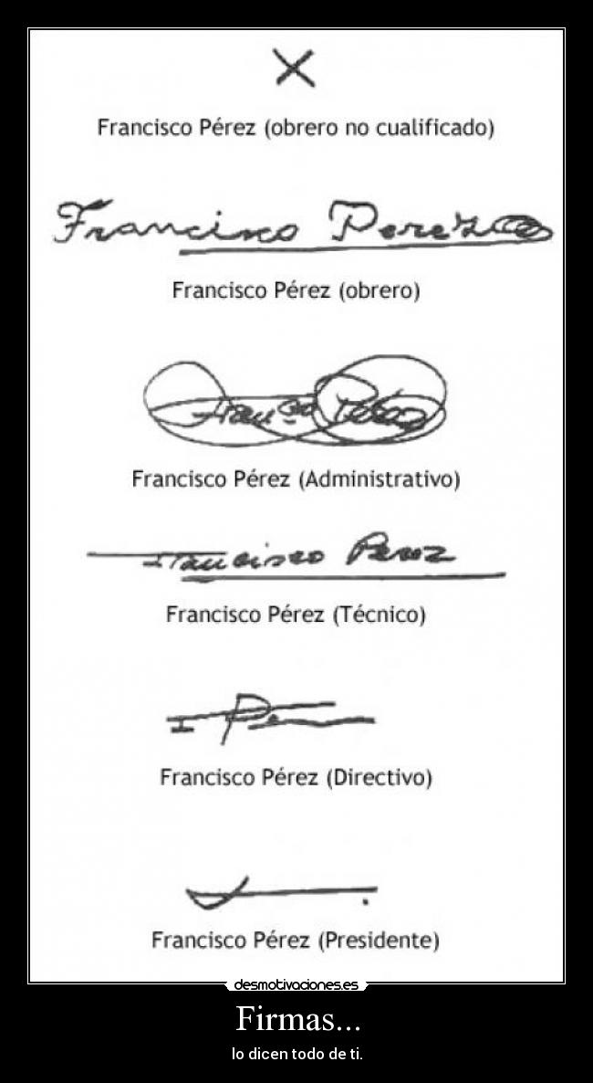 carteles firmas desmotivaciones