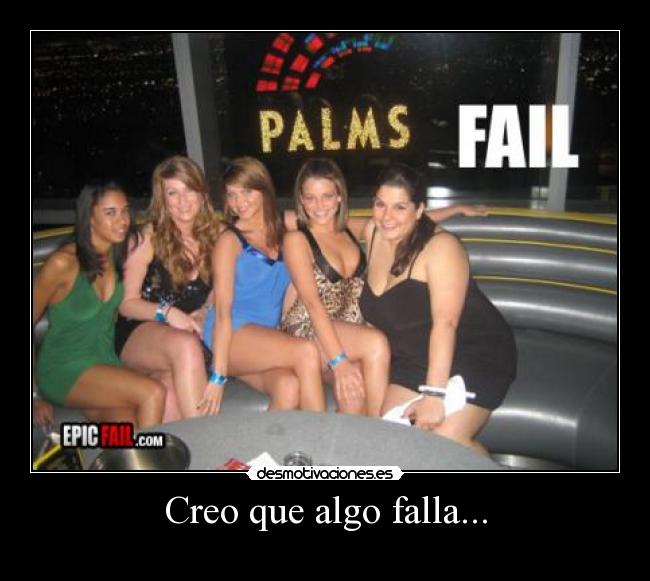 Creo que algo falla... -