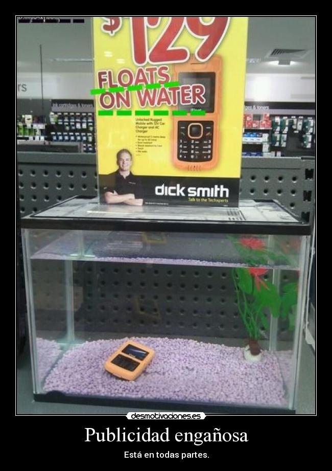 Publicidad engañosa -