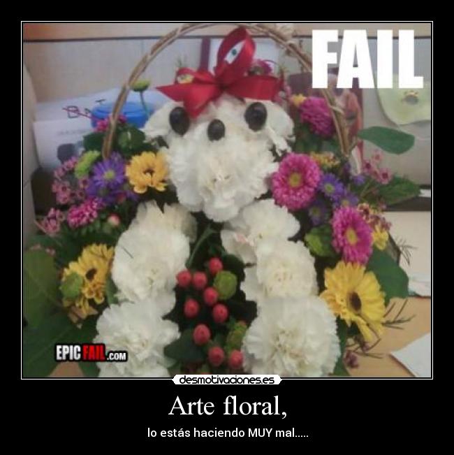 Arte floral, -