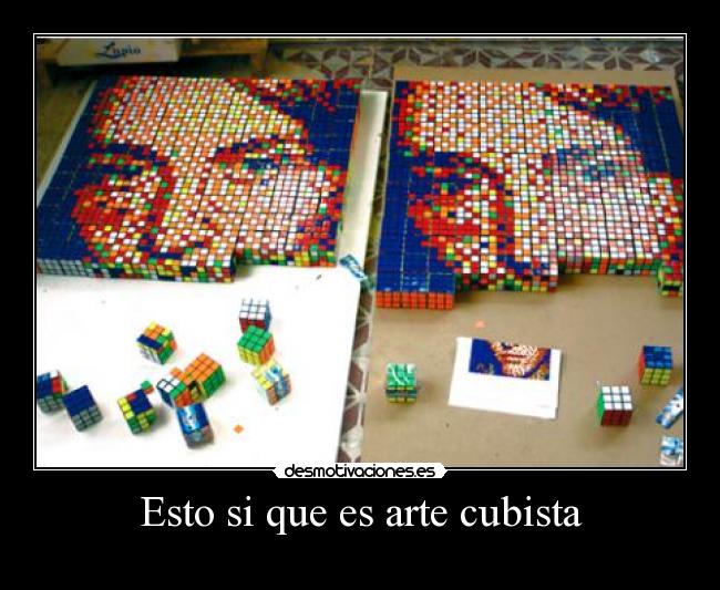 Esto si que es arte cubista - 