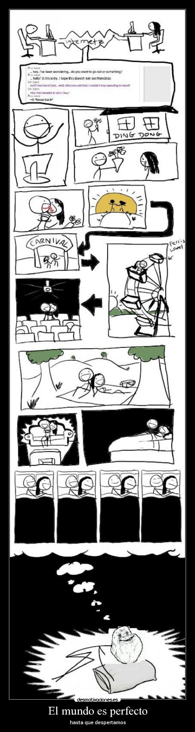 El mundo es perfecto - hasta que despertamos