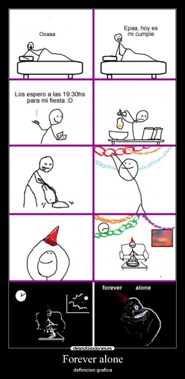 Forever alone - definicion grafica